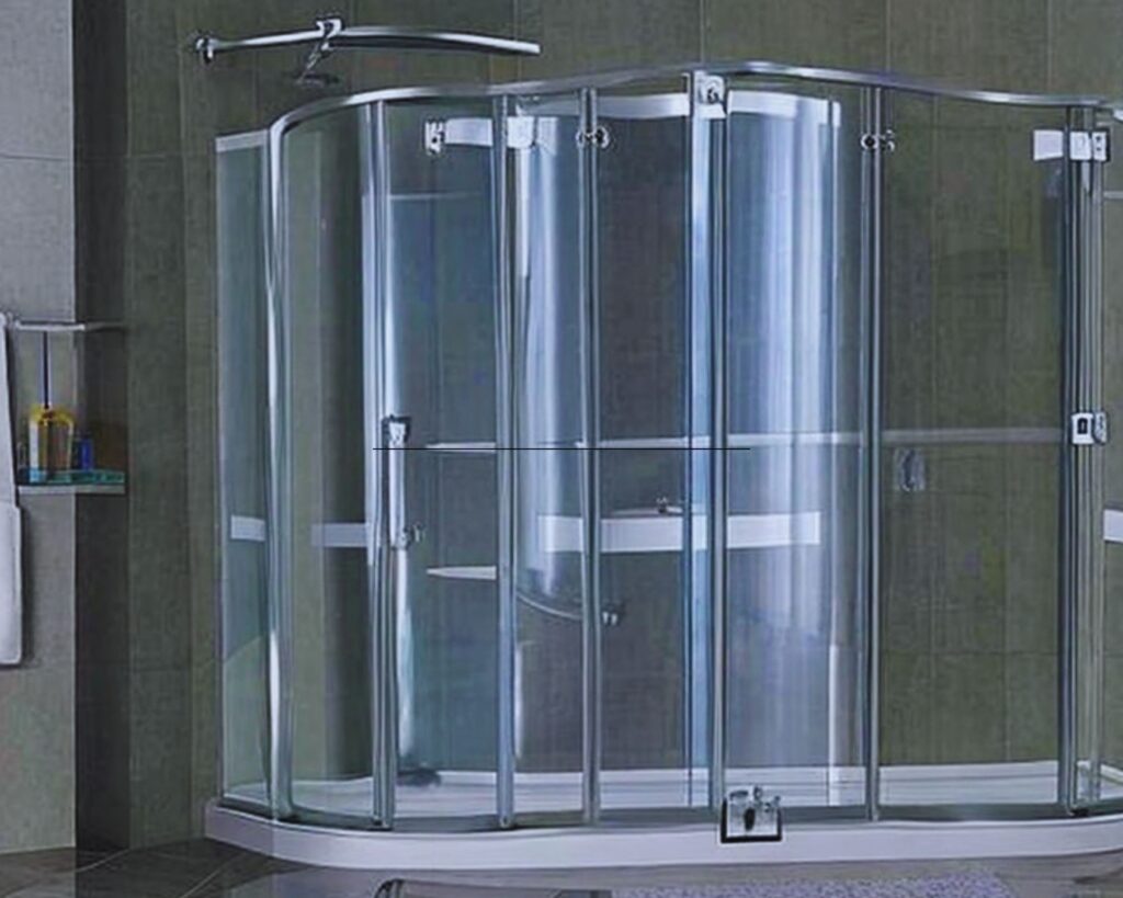Aluminum shower cabinets