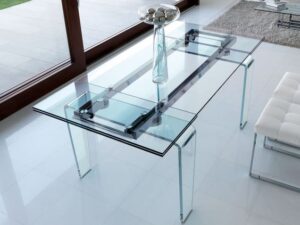 Modern Marvel: Glass-Top Rectangular Conference Table