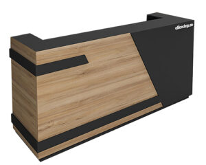 Contemporary Reception Table with LED Lighting