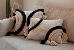 Tassel-Adorned Pillow Covers