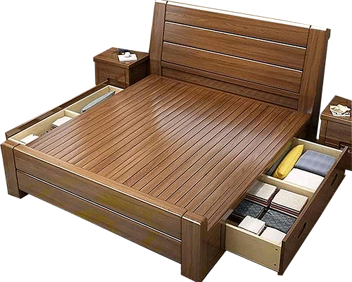 Storage Savvy Platform Bed with Drawers