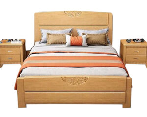 Bohemian-inspired Canopy Platform Bed