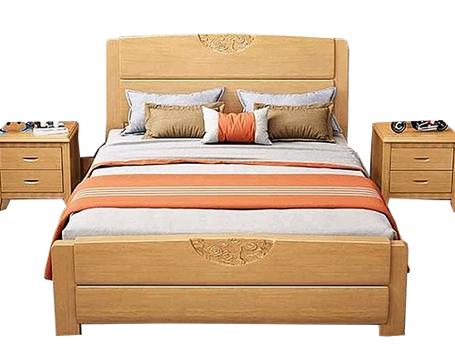 Bohemian-inspired Canopy Platform Bed