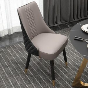 Leather Upholstered Parsons Dining Chair