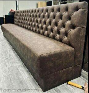 Leather office waiting bench 3 seater  UGX 950,000 +256703402846