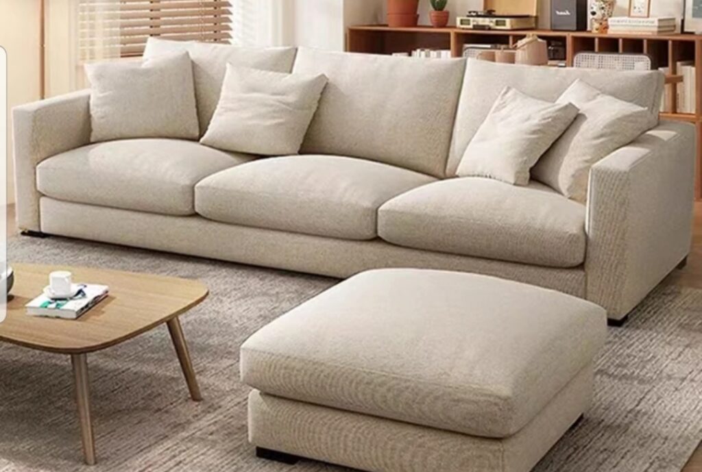 Modern Leatherette 3 seater sofaset