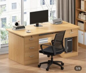 Executive Desk with Storage Drawers