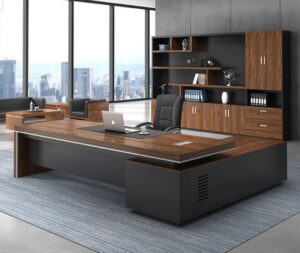 Executive Desk with Storage Drawers