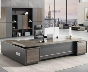 Executive Desk with Storage Drawers
