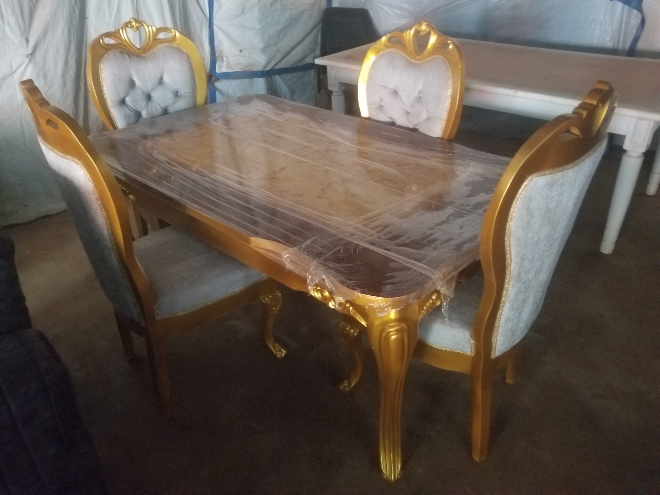 Scandinavian-Inspired Birch Dining Table: