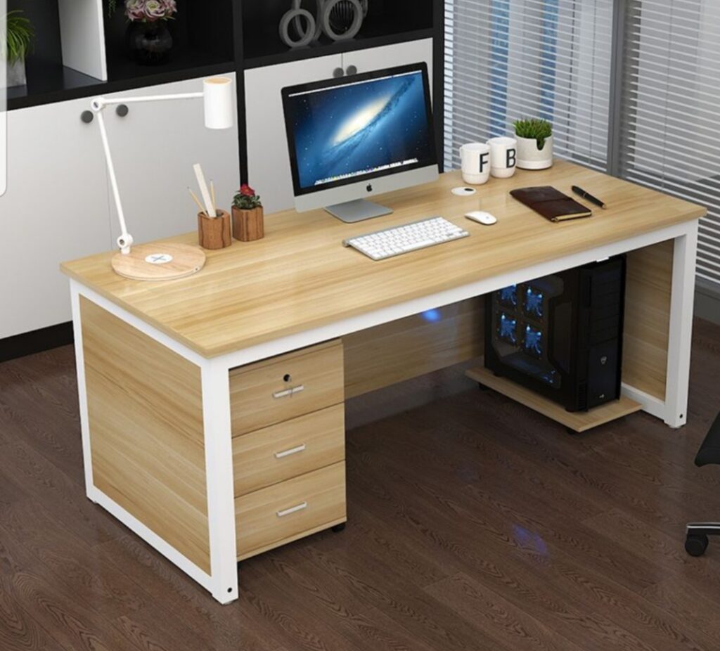 Executive Desk with Storage Drawers