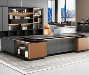 Executive Desk with Storage Drawers