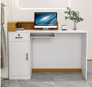 Metal Frame Reception Table with Marble Top