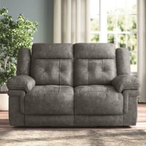 Microfiber Recliner Loveseat