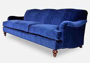 Two-Tone English Roll Arm Sofaset