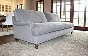 Contemporary English Roll Arm Sofaset with Recliners