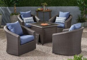 Fire Pit Table Set for Cozy Evenings