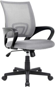 Mesh-Back Ergonomic Task Chair with Adjustable Arms