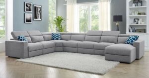 Adjustable Headrest Modular Sectional Sofa