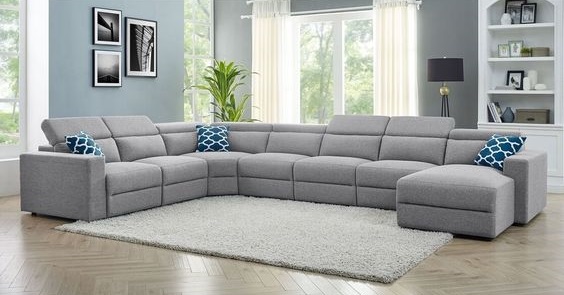 Adjustable Headrest Modular Sectional Sofa
