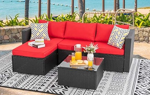 Rattan Outdoor Sofa Set