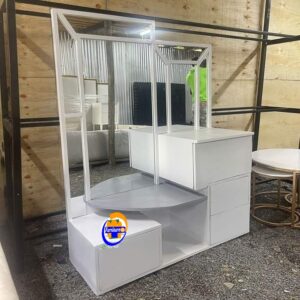 Modern Full-Length Dressing Mirror with LED Lights