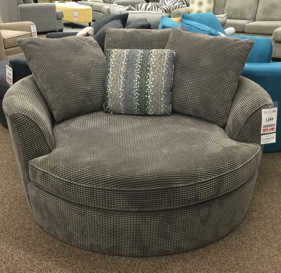 Linen Upholstered Loveseat with Rolled Back