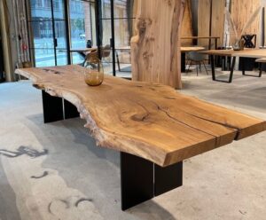 Live Edge Wooden Conference Table