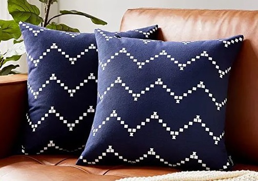Chevron Print Pillow and Sofaset Covers