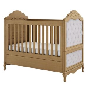 Canopied Four-Poster Baby Cot for Royal Vibes