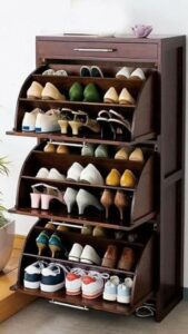 Wall-Mounted Floating Shoe Shelves