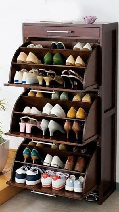 Wall-Mounted Floating Shoe Shelves