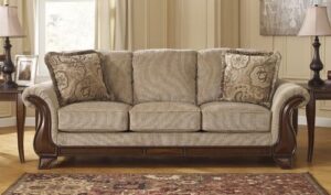 Lawson Sofa Set with Rolled Arms and Loose Cushions