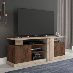 Modern TV Stand with LED Lighting