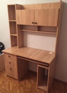 Multi-Functional Reading Table with Built-in Shelves