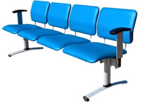 Sleek Metal Frame Guest Chairs