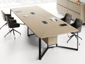 Conference Table with Cable Management:
