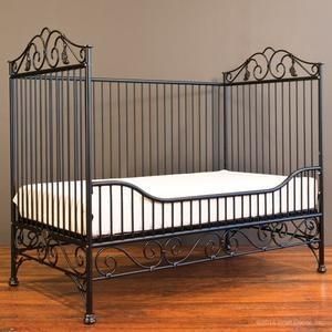 Vintage-Inspired Iron Baby Cot
