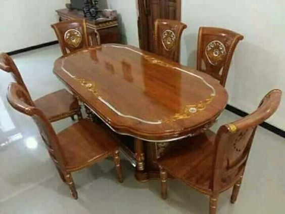 Scandinavian-Inspired Birch Dining Table: