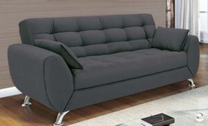 Tufted Fabric Loveseat