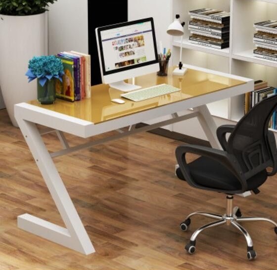 Glass computer Table