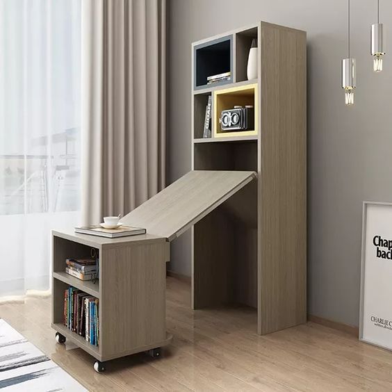 Space-Saving Folding Reading Table