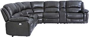 Leatherette Recliner Sofa Set with Cup Holders