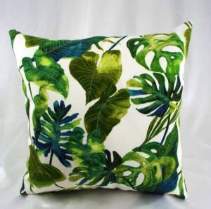 Palm Leaf Print Outdoor Pillow Covers