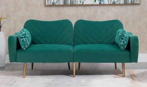 Futon Sofaset with Adjustable Armrests