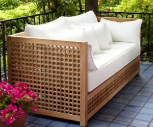 Rattan Daybed for Tranquil Afternoons