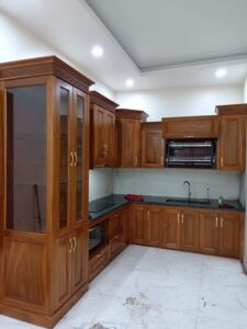 Classic Wood Finish Cabinets