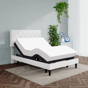 Wall-Hugger Adjustable Bed with Massage and USB Ports