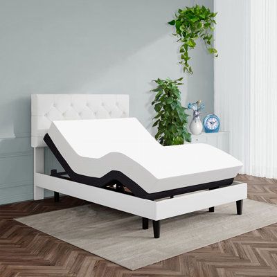 Wall-Hugger Adjustable Bed with Massage and USB Ports