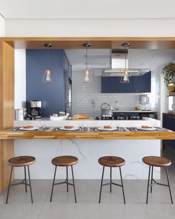 Small Dining Table Under Vaulted Roof 